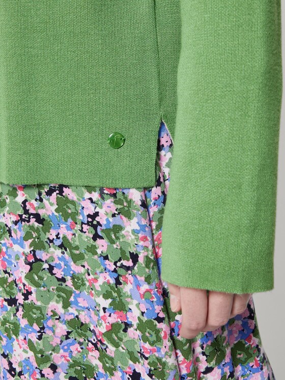 Sweater mit Stehkragen - Frauen - sundried turf green Sweater mit Stehkragen - Frauen - sundried turf green - 10 - TOM TAILOR