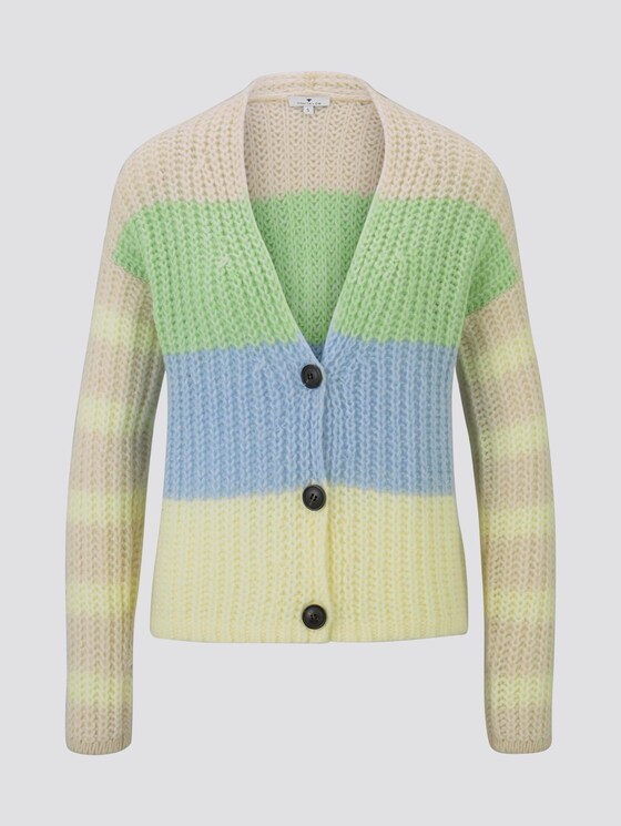 Cardigan im Color-Block-Design - Frauen - vanilla melange Cardigan im Color-Block-Design - Frauen - vanilla melange - 7 - TOM TAILOR