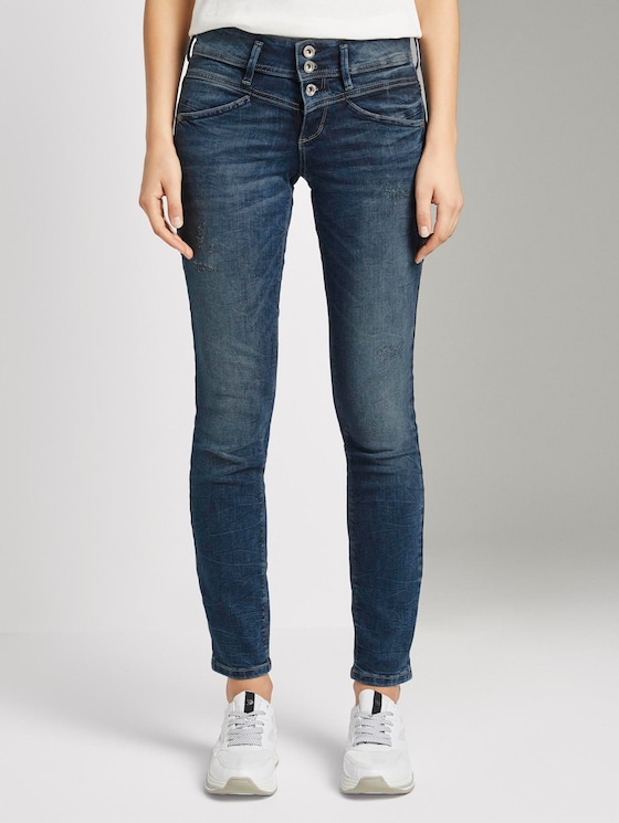 Alexa Slim-jeans met biologisch katoen