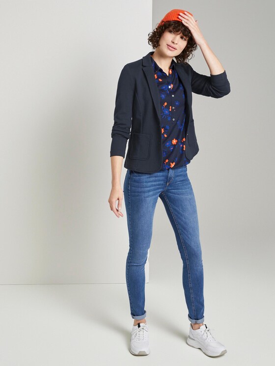 strukturierter Blazer - Frauen - Sky Captain Blue strukturierter Blazer - Frauen - Sky Captain Blue - 3 - TOM TAILOR