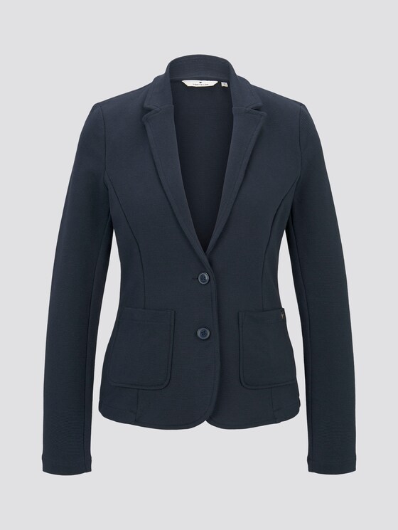 strukturierter Blazer - Frauen - Sky Captain Blue strukturierter Blazer - Frauen - Sky Captain Blue - 7 - TOM TAILOR