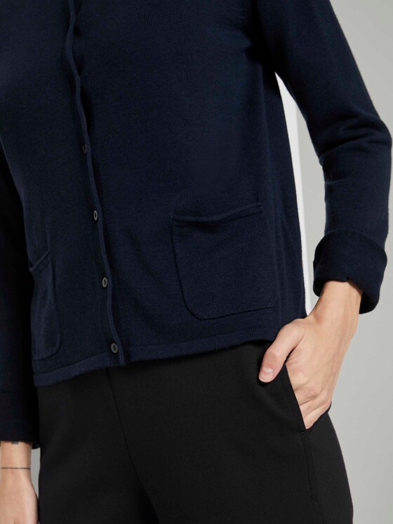 schlichter Cardigan - Frauen - Night Sky Blue schlichter Cardigan - Frauen - Night Sky Blue - 10 - TOM TAILOR