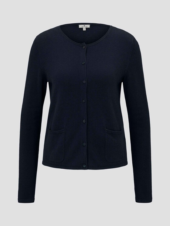 schlichter Cardigan - Frauen - Night Sky Blue schlichter Cardigan - Frauen - Night Sky Blue - 7 - TOM TAILOR