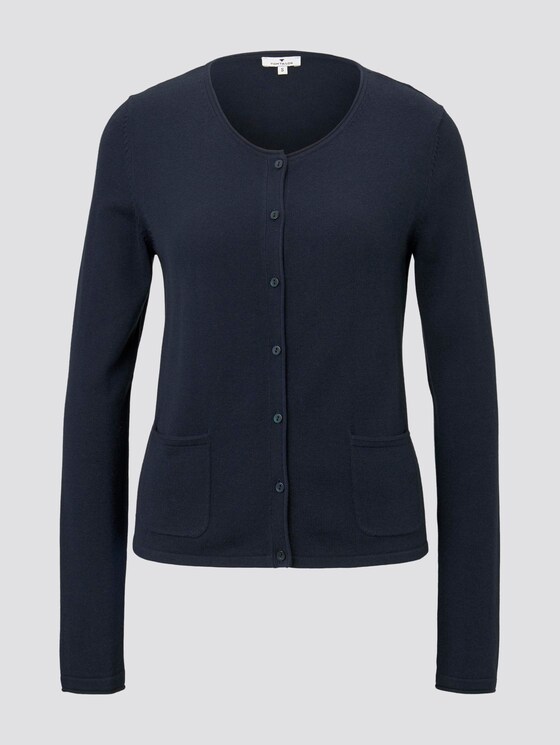 schlichter Cardigan - Frauen - Sky Captain Blue schlichter Cardigan - Frauen - Sky Captain Blue - 7 - TOM TAILOR