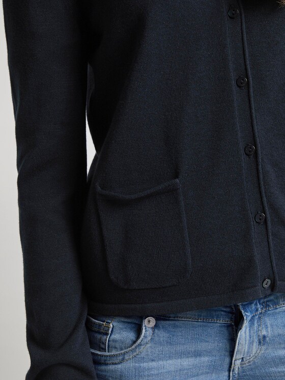 schlichter Cardigan - Frauen - Sky Captain Blue schlichter Cardigan - Frauen - Sky Captain Blue - 9 - TOM TAILOR