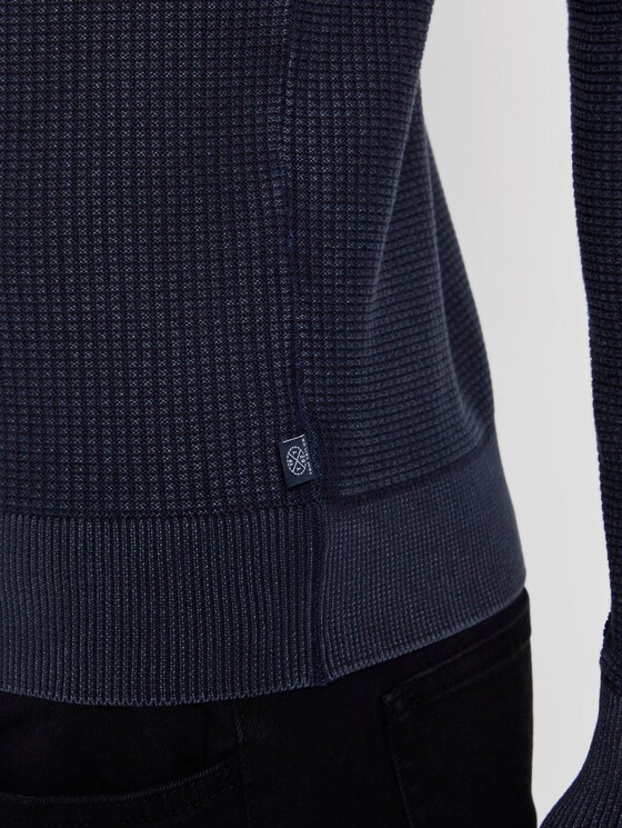 Strukturierter Sweater im Washed-Look - Männer - Sky Captain Blue Strukturierter Sweater im Washed-Look - Männer - Sky Captain Blue - 10 - TOM TAILOR