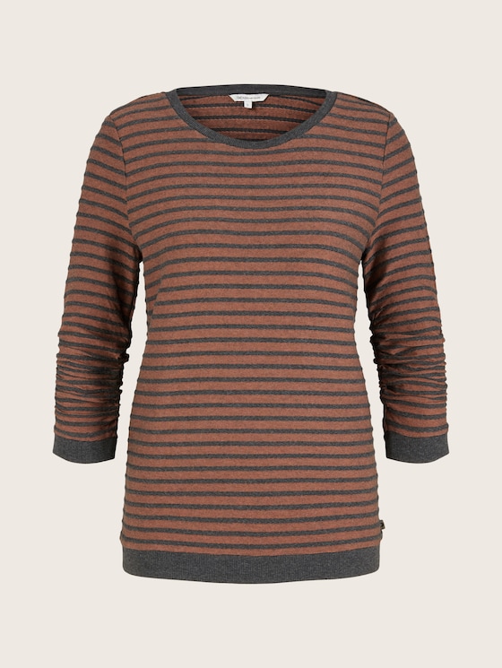Striped Jacquard sweatshirt