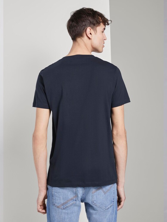 T-Shirt mit Print - Männer - Sky Captain Blue T-Shirt mit Print - Männer - Sky Captain Blue - 2 - TOM TAILOR Denim