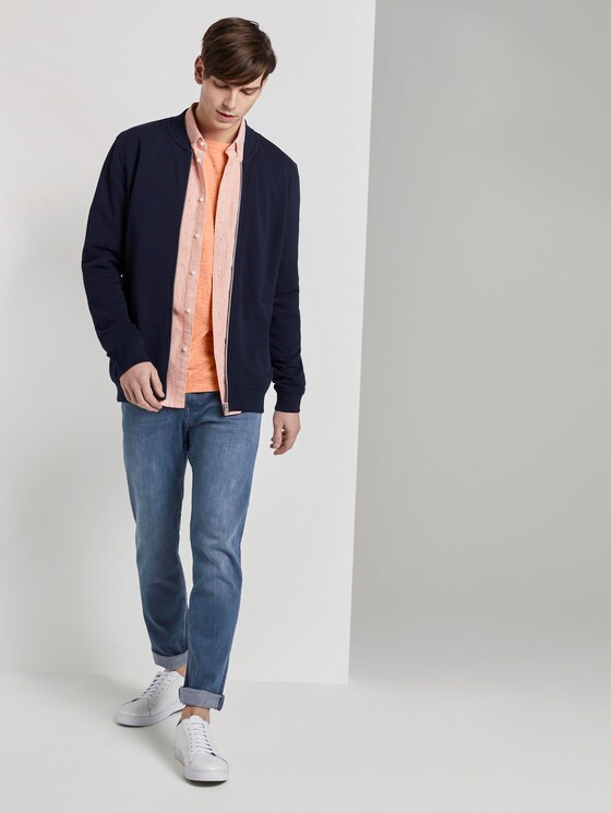 Gestreiftes T-Shirt - Männer - orange yarn dye stripe Gestreiftes T-Shirt - Männer - orange yarn dye stripe - 3 - TOM TAILOR Denim