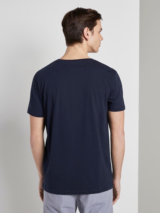 T-Shirt mit Print - Männer - Sky Captain Blue T-Shirt mit Print - Männer - Sky Captain Blue - 2 - TOM TAILOR Denim