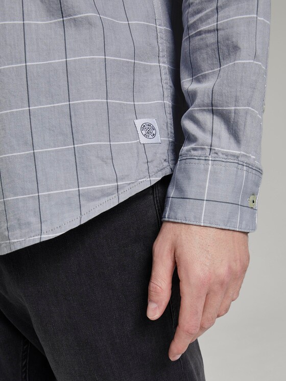 Kariertes Hemd - Männer - light grey window check Kariertes Hemd - Männer - light grey window check - 10 - TOM TAILOR