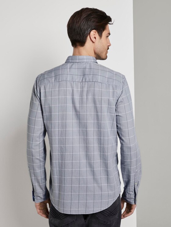 Kariertes Hemd - Männer - light grey window check Kariertes Hemd - Männer - light grey window check - 2 - TOM TAILOR
