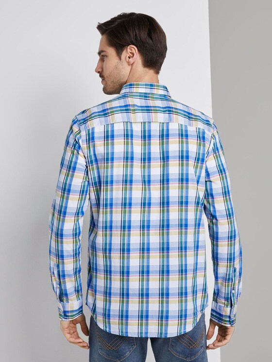 Kariertes Hemd - Männer - white base colourful check Kariertes Hemd - Männer - white base colourful check - 2 - TOM TAILOR