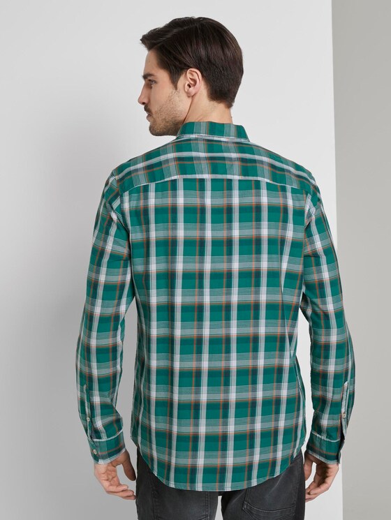 Kariertes Hemd - Männer - green base colourful check Kariertes Hemd - Männer - green base colourful check - 2 - TOM TAILOR