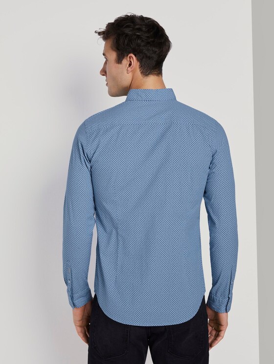 Gemustertes Hemd - Männer - blue geometric design Gemustertes Hemd - Männer - blue geometric design - 2 - TOM TAILOR