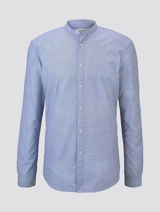 Gemustertes Hemd - Männer - blue white dobby stripe Gemustertes Hemd - Männer - blue white dobby stripe - 7 - TOM TAILOR Denim