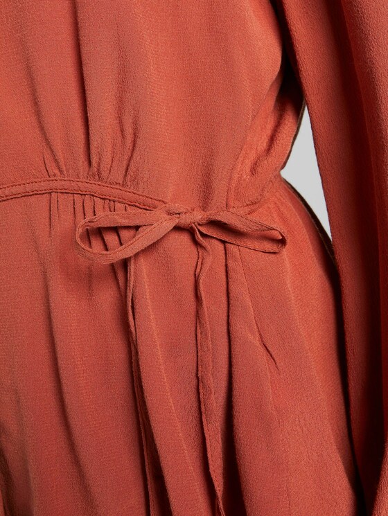 Bluse mit Taillen-Detail - Frauen - fox orange Bluse mit Taillen-Detail - Frauen - fox orange - 10 - TOM TAILOR Denim
