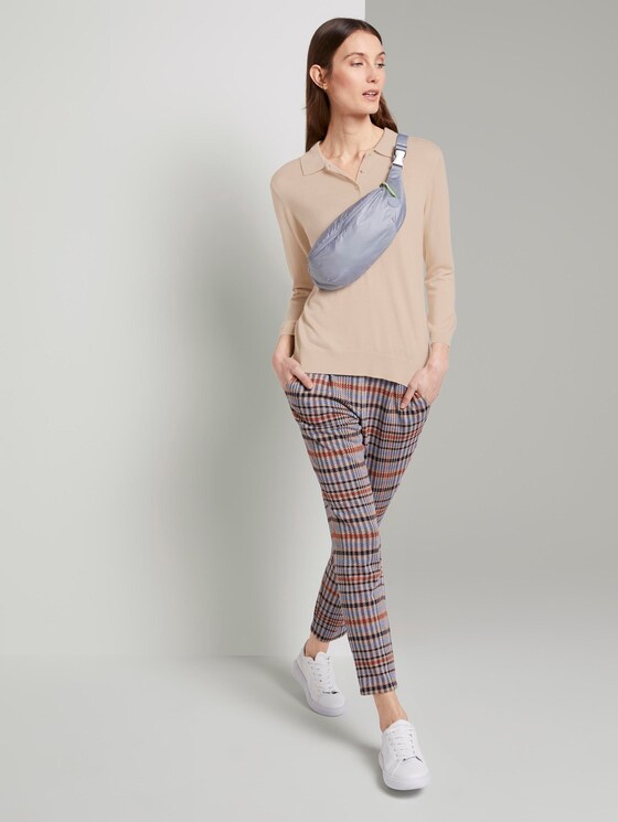 Pullover mit Polokragen - Frauen - silky vanilla melange Pullover mit Polokragen - Frauen - silky vanilla melange - 3 - TOM TAILOR