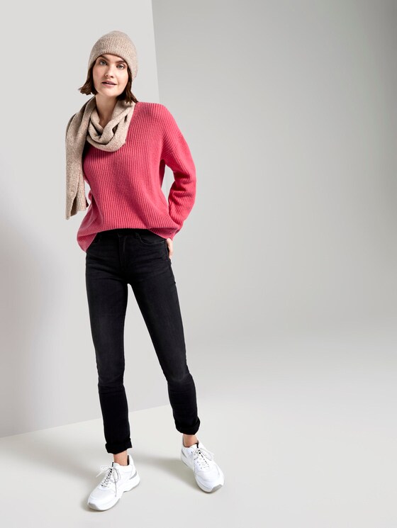 Jumper with a V-neckline - Women - charming pink Jumper with a V-neckline - Women - charming pink - 3 - TOM TAILOR