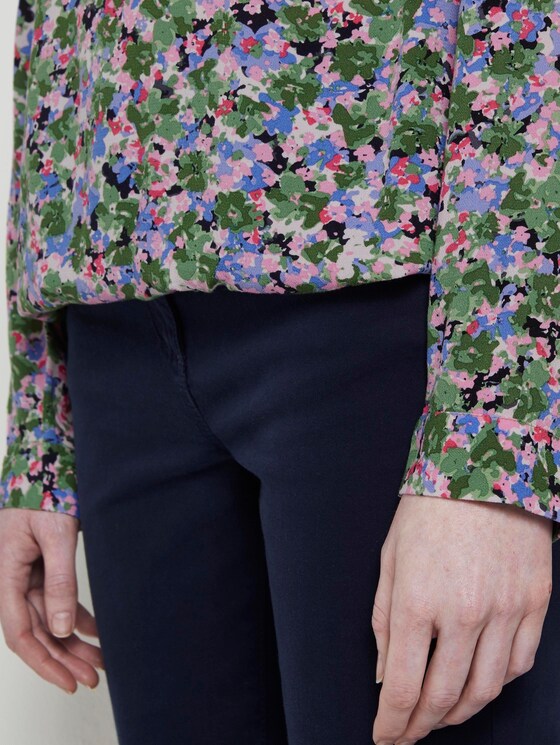 Gemusterte Bluse mit elastischem Bund - Frauen - colorful floral design Gemusterte Bluse mit elastischem Bund - Frauen - colorful floral design - 10 - TOM TAILOR