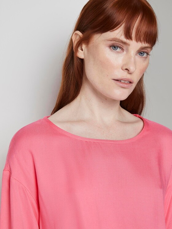 Blouse top met verstelbare tailleband - Vrouwen - charming pink Blouse top met verstelbare tailleband - Vrouwen - charming pink - 9 - TOM TAILOR