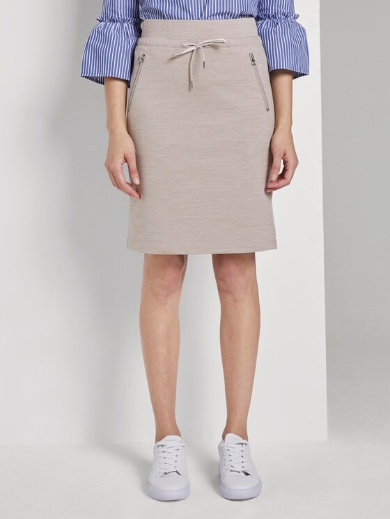 Sportieve mini rok - Vrouwen - Dusty Taupe Sportieve mini rok - Vrouwen - Dusty Taupe - 1 - TOM TAILOR