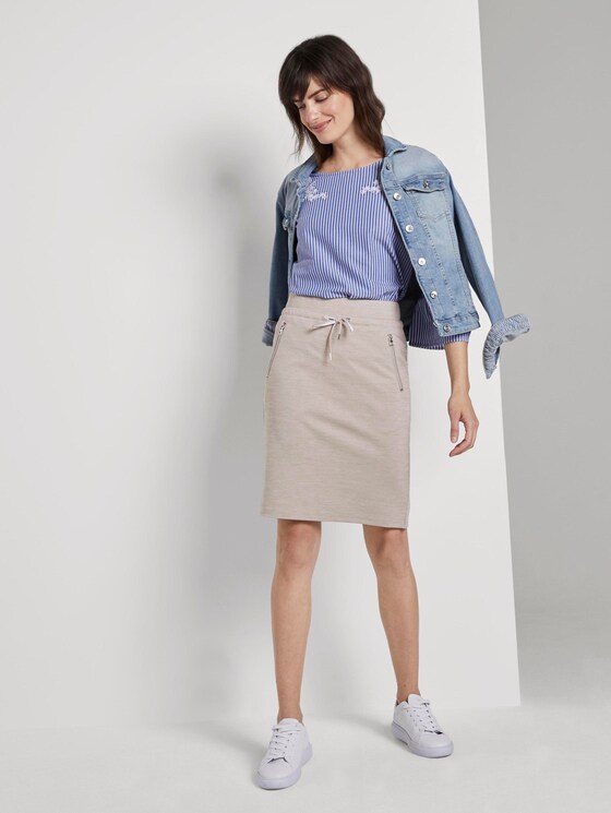 Sportieve mini rok - Vrouwen - Dusty Taupe Sportieve mini rok - Vrouwen - Dusty Taupe - 3 - TOM TAILOR
