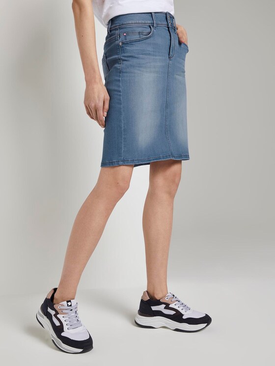 Mini Jeansrock - Frauen - mid stone wash denim Mini Jeansrock - Frauen - mid stone wash denim - 11 - TOM TAILOR