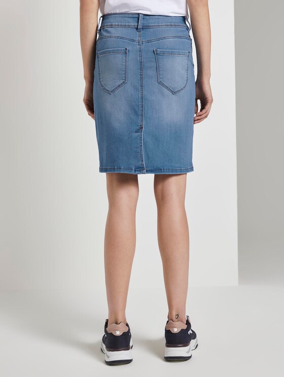 Mini Jeansrock - Frauen - mid stone wash denim Mini Jeansrock - Frauen - mid stone wash denim - 2 - TOM TAILOR