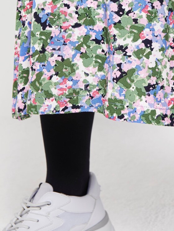Gemusterter Midirock in Wickel-Optik - Frauen - colorful floral design Gemusterter Midirock in Wickel-Optik - Frauen - colorful floral design - 10 - TOM TAILOR