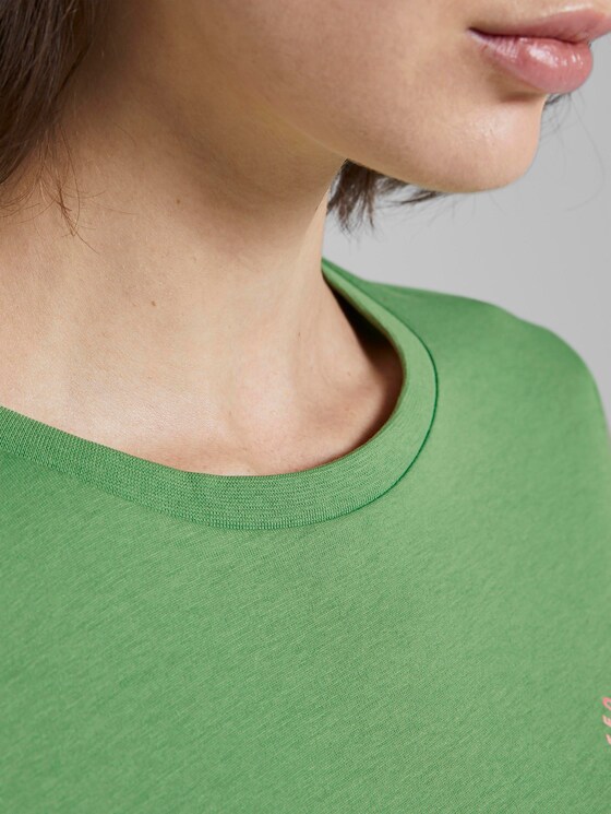 T-Shirt mit floralem Print - Frauen - sundried turf green T-Shirt mit floralem Print - Frauen - sundried turf green - 10 - TOM TAILOR