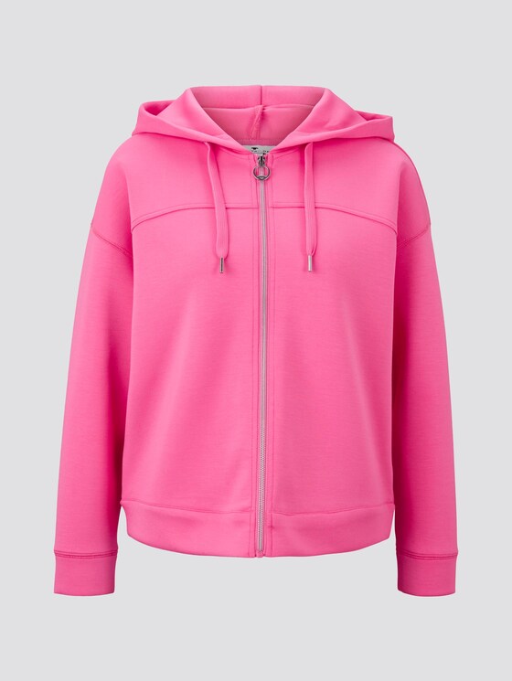 Sweatjacke mit Kapuze - Frauen - charming pink Sweatjacke mit Kapuze - Frauen - charming pink - 7 - TOM TAILOR