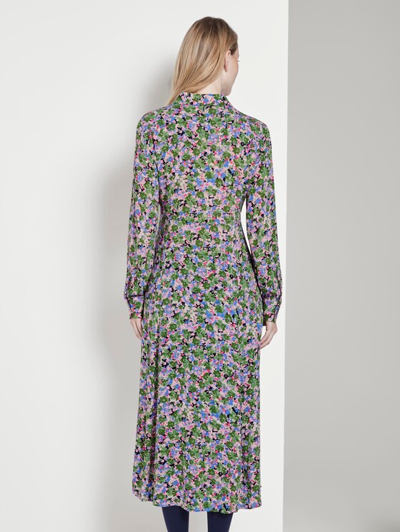 Midi Hemdkleid mit floralem Muster - Frauen - colorful floral design Midi Hemdkleid mit floralem Muster - Frauen - colorful floral design - 2 - TOM TAILOR