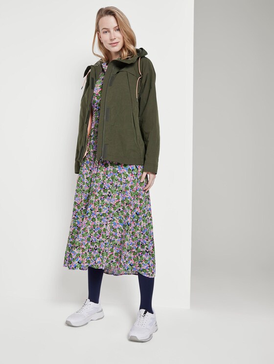 Midi Hemdkleid mit floralem Muster - Frauen - colorful floral design Midi Hemdkleid mit floralem Muster - Frauen - colorful floral design - 3 - TOM TAILOR