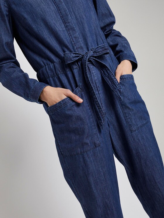 Utility Jeans-Jumpsuit - Frauen - dark stone wash denim Utility Jeans-Jumpsuit - Frauen - dark stone wash denim - 10 - TOM TAILOR