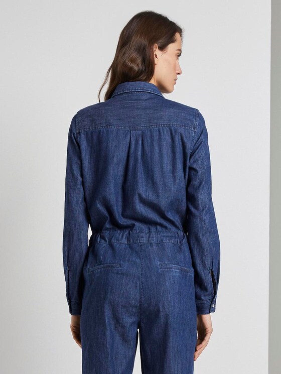 Utility Jeans-Jumpsuit - Frauen - dark stone wash denim Utility Jeans-Jumpsuit - Frauen - dark stone wash denim - 2 - TOM TAILOR