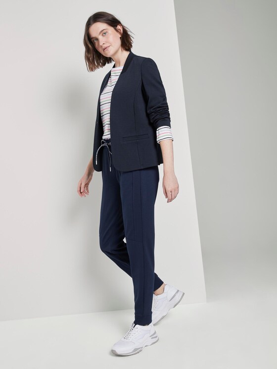 Offen geschnittener Blazer - Frauen - Sky Captain Blue Offen geschnittener Blazer - Frauen - Sky Captain Blue - 3 - TOM TAILOR