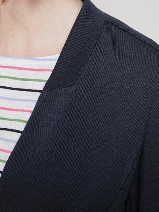 Offen geschnittener Blazer - Frauen - Sky Captain Blue Offen geschnittener Blazer - Frauen - Sky Captain Blue - 9 - TOM TAILOR