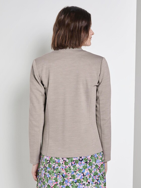 Offen geschnittener Blazer - Frauen - Dusty Taupe Offen geschnittener Blazer - Frauen - Dusty Taupe - 2 - TOM TAILOR