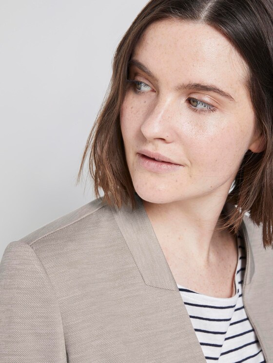 Offen geschnittener Blazer - Frauen - Dusty Taupe Offen geschnittener Blazer - Frauen - Dusty Taupe - 9 - TOM TAILOR