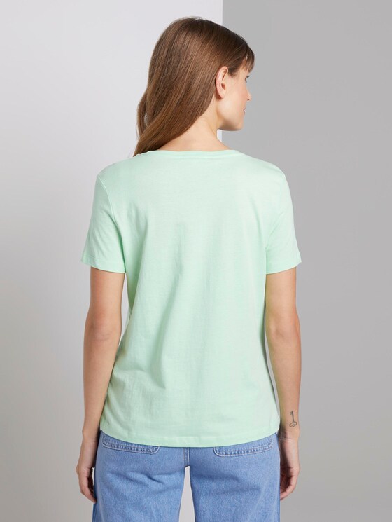 T-shirt with a print - Women - soft neo green T-shirt with a print - Women - soft neo green - 2 - TOM TAILOR Denim