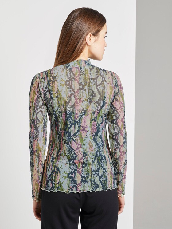 Langarmshirt mit Schlangen-Print - Frauen - colourful snake print Langarmshirt mit Schlangen-Print - Frauen - colourful snake print - 2 - TOM TAILOR Denim