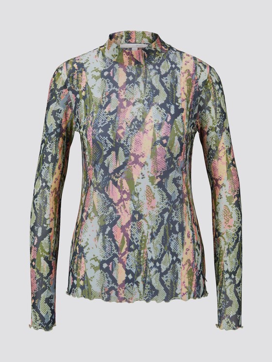 Langarmshirt mit Schlangen-Print - Frauen - colourful snake print Langarmshirt mit Schlangen-Print - Frauen - colourful snake print - 7 - TOM TAILOR Denim