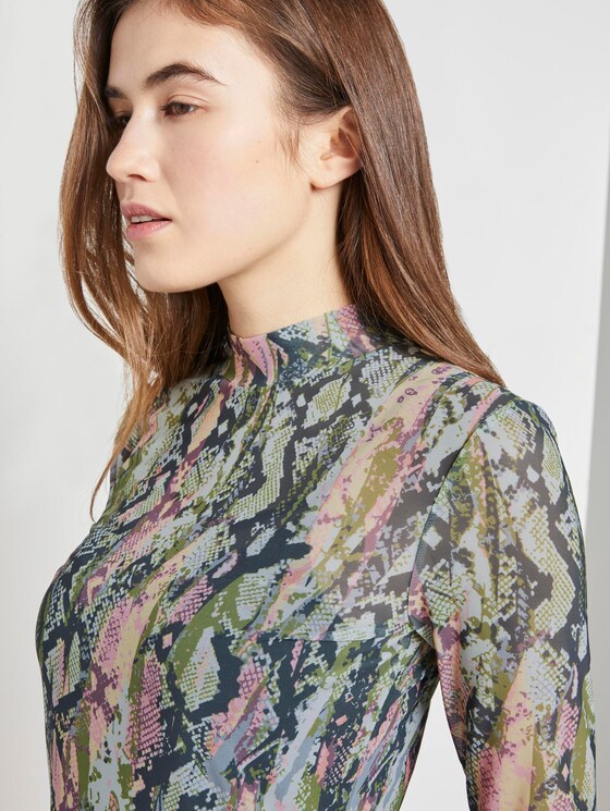 Langarmshirt mit Schlangen-Print - Frauen - colourful snake print Langarmshirt mit Schlangen-Print - Frauen - colourful snake print - 9 - TOM TAILOR Denim