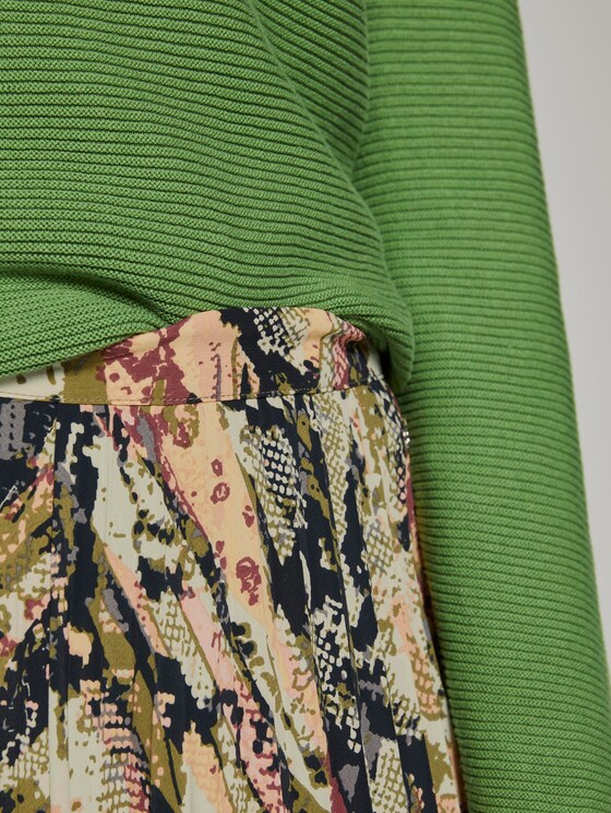 Plissee Midi-Rock mit Schlangen-Print - Frauen - colourful snake print Plissee Midi-Rock mit Schlangen-Print - Frauen - colourful snake print - 9 - TOM TAILOR Denim