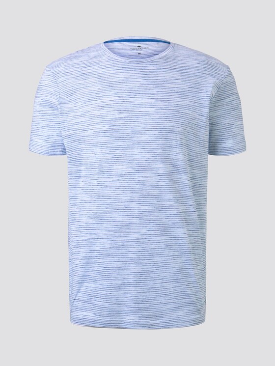 Gestreiftes T-Shirt - Männer - blue fine inject stripe Gestreiftes T-Shirt - Männer - blue fine inject stripe - 7 - TOM TAILOR
