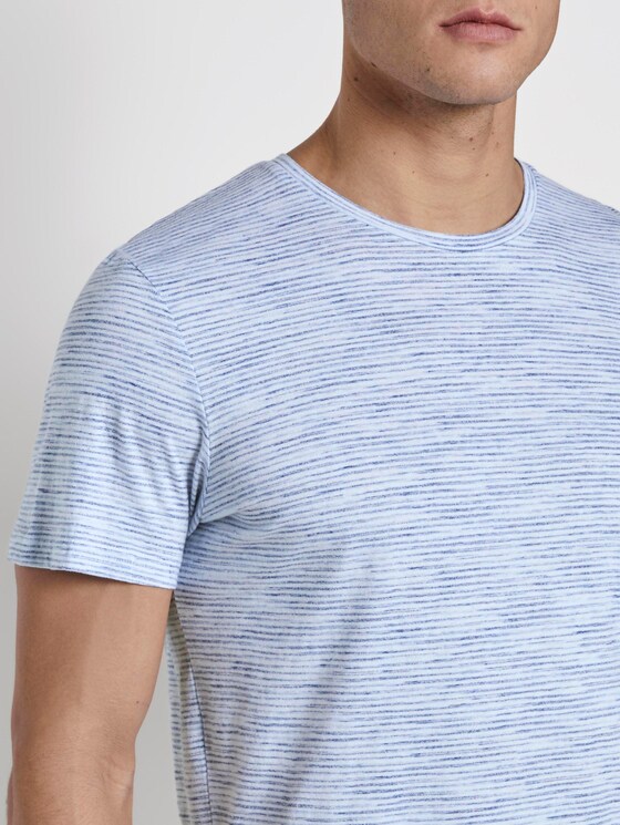 Gestreiftes T-Shirt - Männer - blue fine inject stripe Gestreiftes T-Shirt - Männer - blue fine inject stripe - 9 - TOM TAILOR