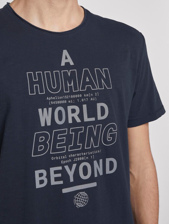 T-shirt in a washed look - Men - Sky Captain Blue T-shirt in a washed look - Men - Sky Captain Blue - 9 - TOM TAILOR