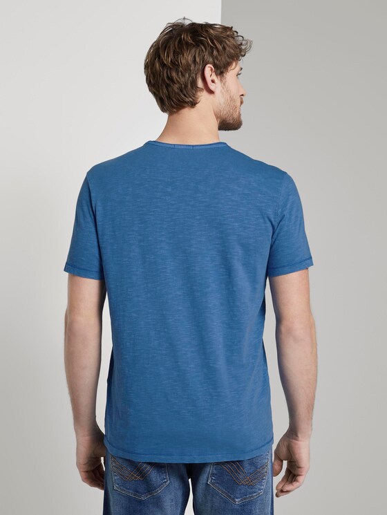 T-Shirt im Washed-Look - Männer - victory blue T-Shirt im Washed-Look - Männer - victory blue - 2 - TOM TAILOR