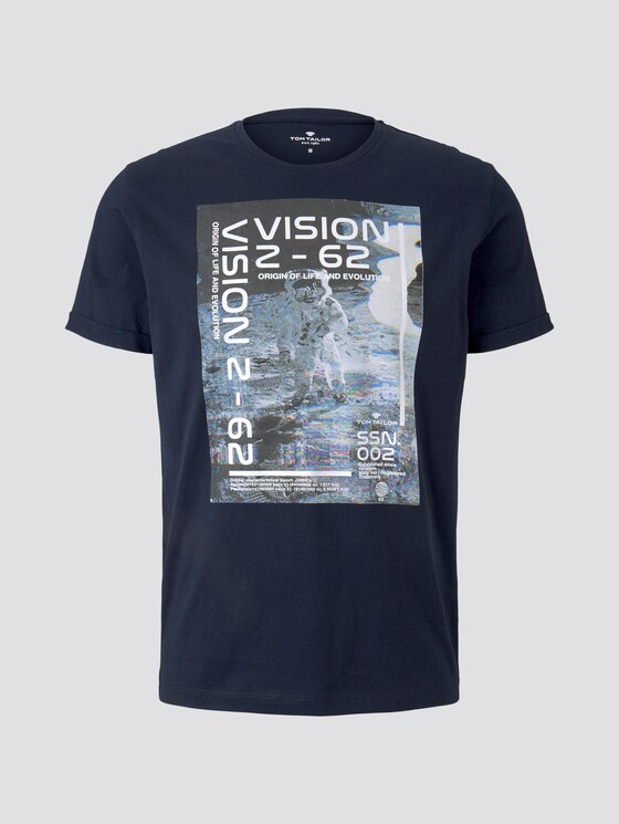 T-Shirt mit Foto-Print - Männer - Sky Captain Blue T-Shirt mit Foto-Print - Männer - Sky Captain Blue - 7 - TOM TAILOR